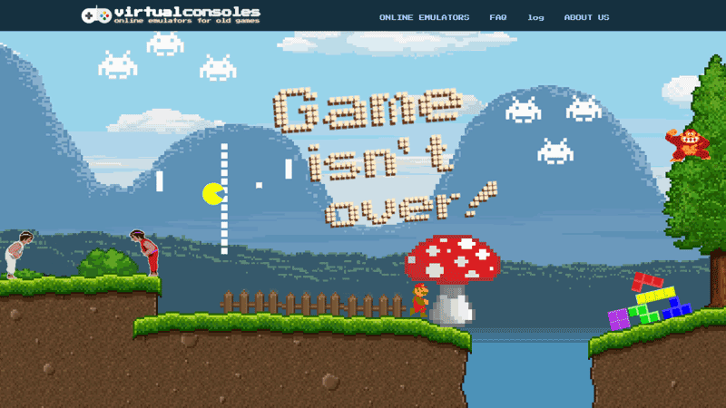 About our Classic Video Game Emulators - Online browser play of